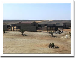 Cape Cross Lodge Camp Site at Cape Cross, Namibia