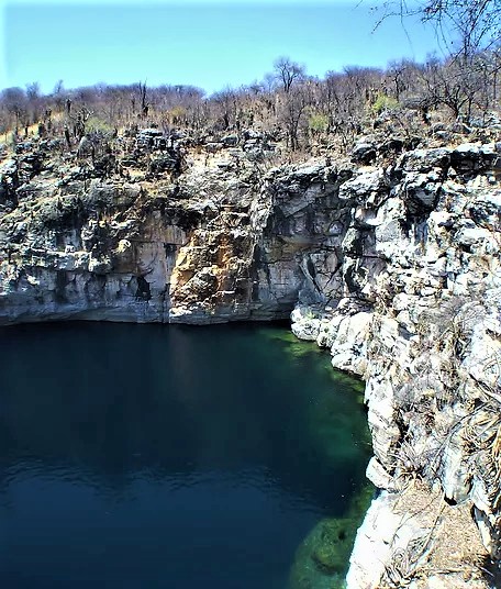 Diving in Namibia, Guinas Lake, southern Africa