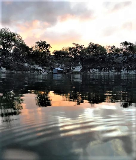 Diving in Namibia, Otjikoto Lake, southern Africa