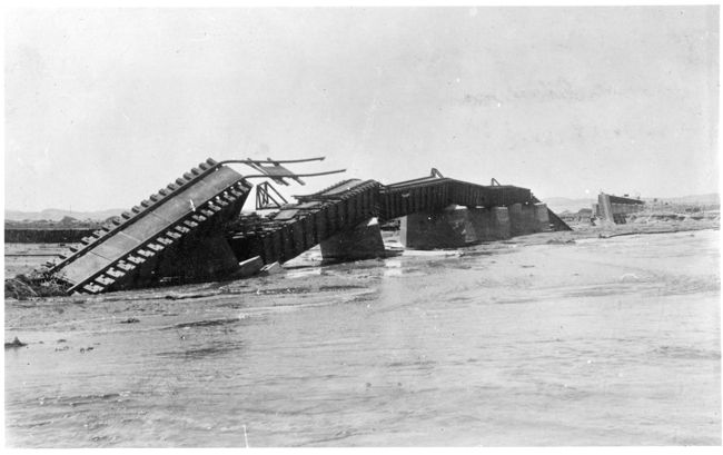 Floods in Swakopmund, Namibia