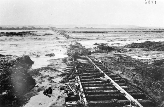 Floods in Swakopmund, Namibia