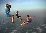 Sky diving Namibia