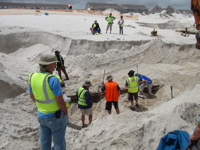 Discovery of Haarlem shipwreck, Bloubergstrand, Cape Town, South Africa