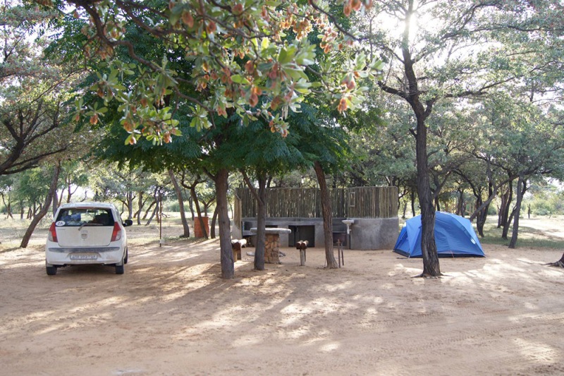 Harnas Wildlife Foundation Namibia: camping