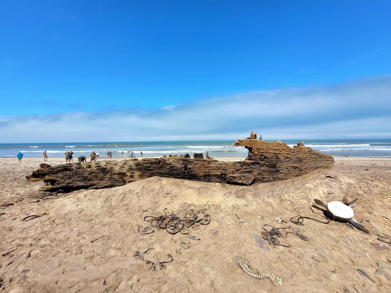 Karimona shipwreck, north of Mowe Bay, Namibia