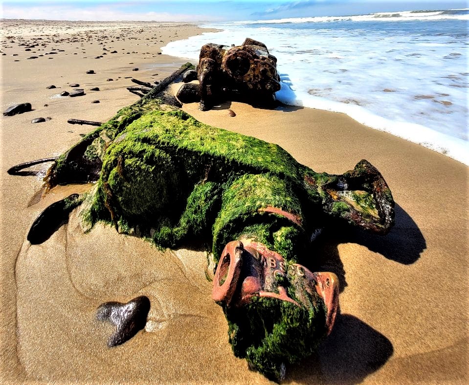 Karimona shipwreck, north of Mowe Bay, Namibia