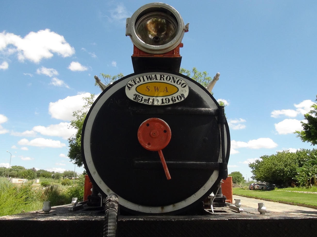 1912 Henschel locomotive 41 monument | Otjiwarongo | Namibia