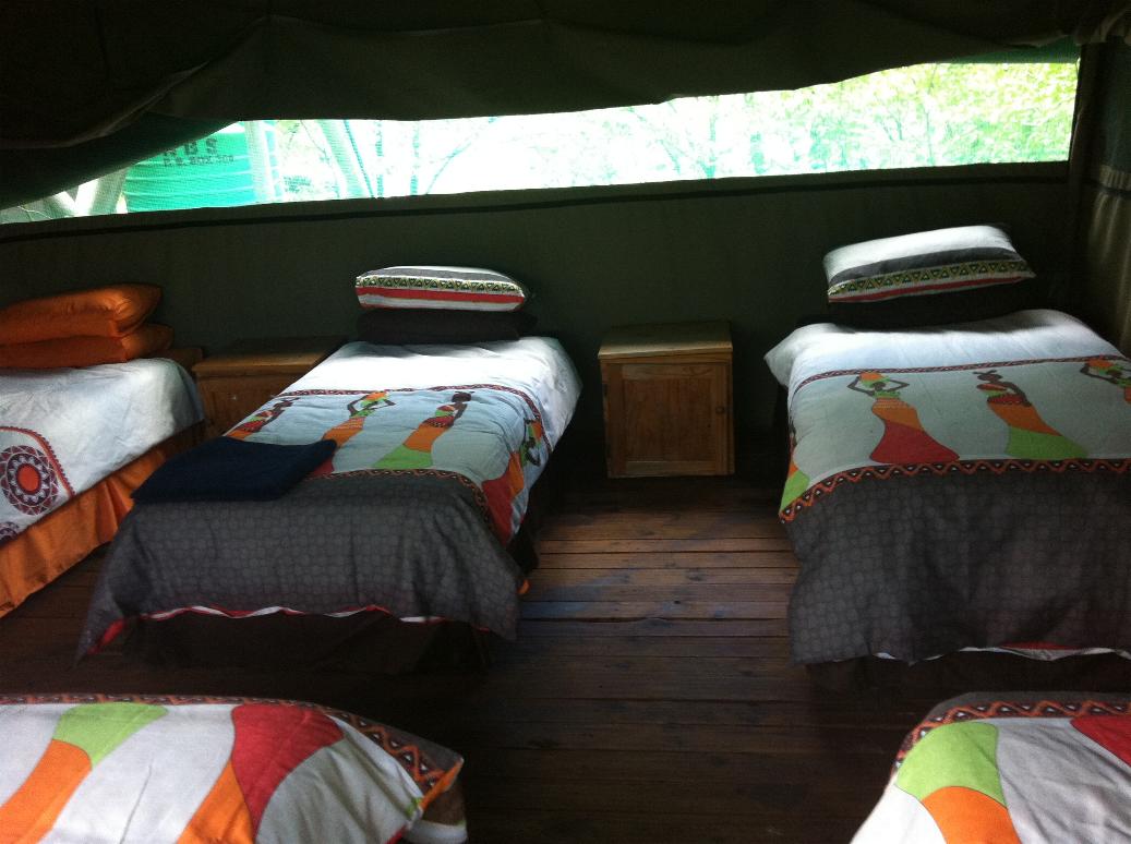 Mankwe Bush Lodge, Eagle View top bedroom, Botswana