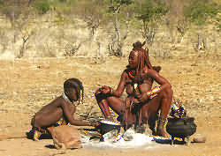 Himba, Epupa Falls, Namibia