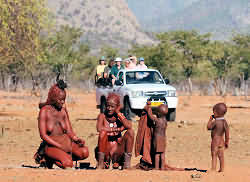 Himba, Epupa Falls, Namibia