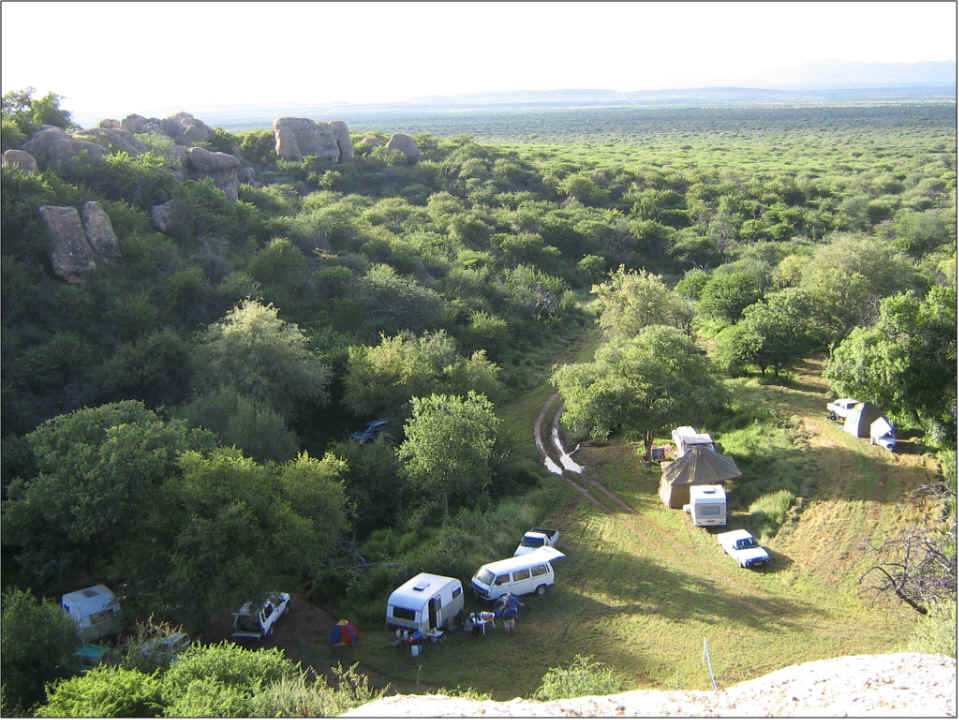 Oppiklippe Outjo, Namibia