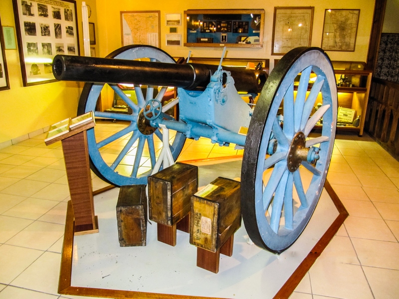 Otjikoto Lake Namibia: display in Tsumeb Museum