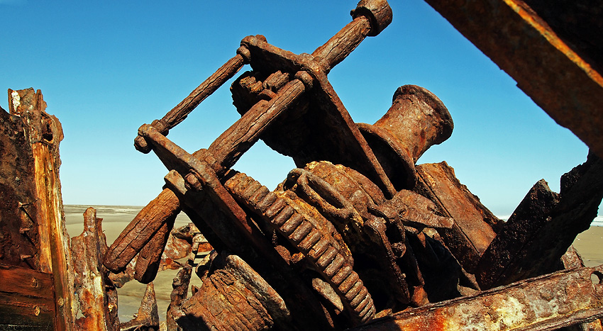 Winston wreck, south of Ugab River Mouth, Namibia