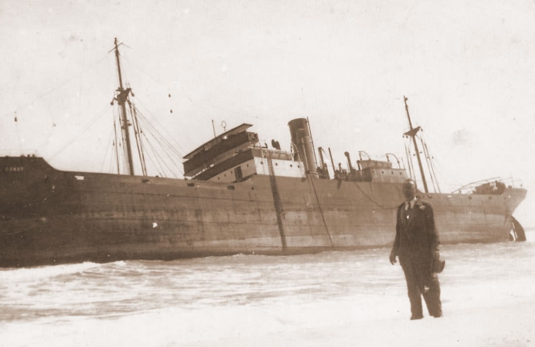 Natal Coast shipwreck, north of Swakopmund, west coast of Namibia