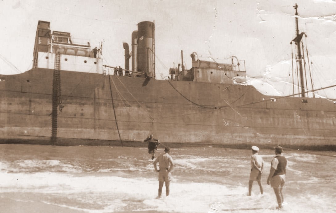 Natal Coast shipwreck, north of Swakopmund, west coast of Namibia