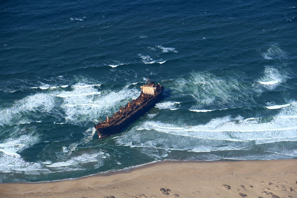 Frotamerica shipwreck, Atlantic West Coast, Namibia