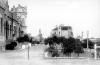 Swakopmund before the First World War. On photo: Marines Memorial, the district office, the Lutheran Church and the post office. Photo: Scientific Society Swakopmund