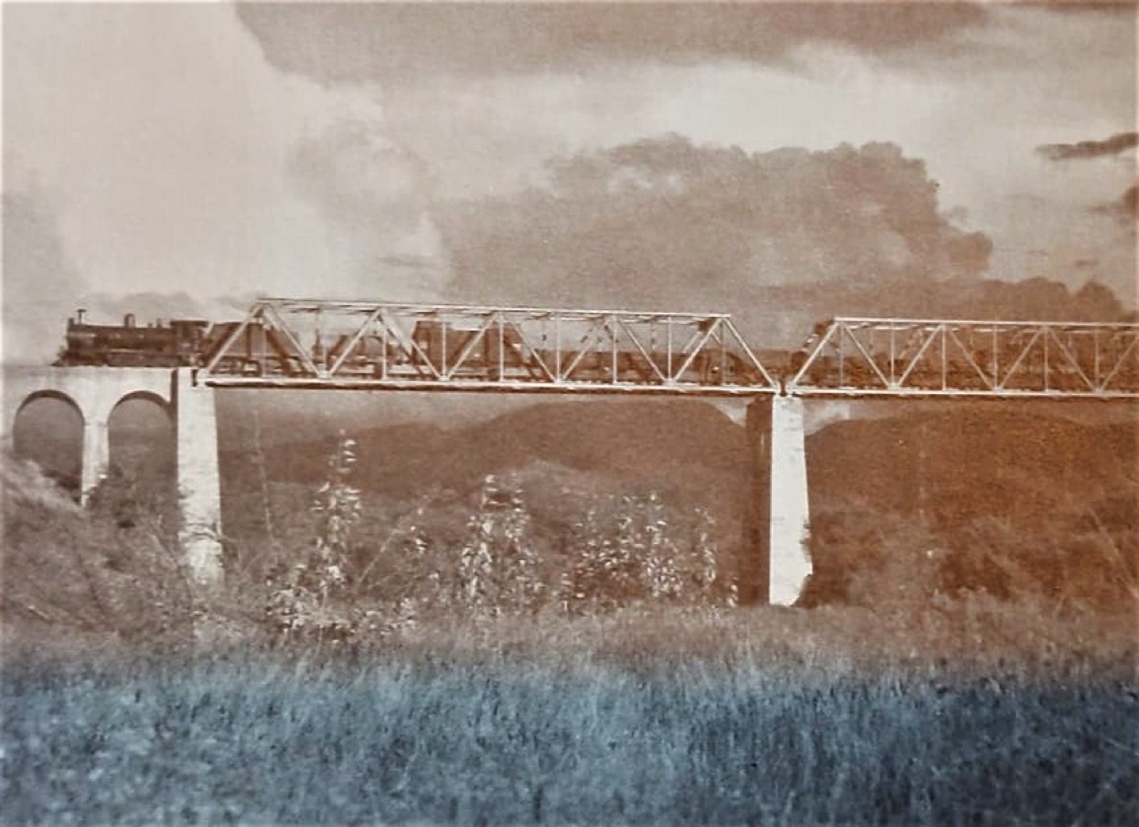 Windhoek Railway Bridge, Avis Dam, B6 highway, Windhoek, Namibia - archive photo